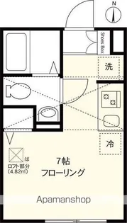 メゾンボヌール新中野【1階】の間取り