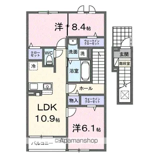 CAMELLiA(カメリア)2【2階】の間取り