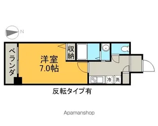 フローライト上前津【7階】の間取り