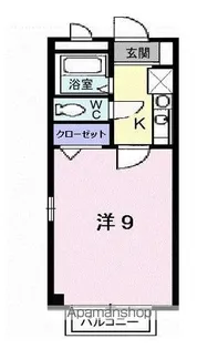 K’z B【2階】の間取り