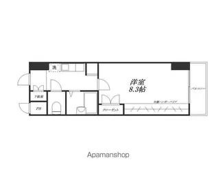 ワイズレジデンス南草津【1202号室】の間取り