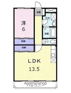 ニューマリッチミマヤ【2階】の間取り