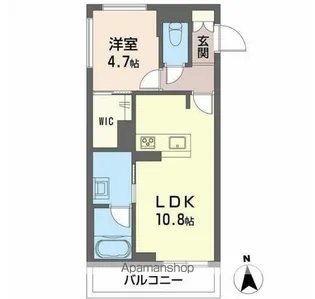 セントフルリール【1階】の間取り