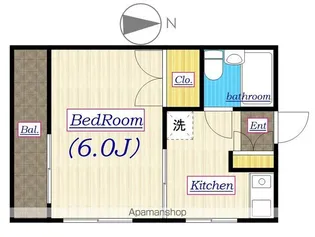 ドゥムーレ文京【3階】の間取り