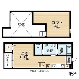 プランドール八千代台【2階】の間取り