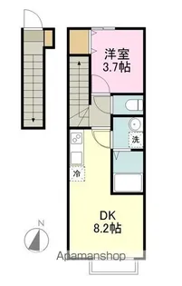 BLUTO台原【2階】の間取り