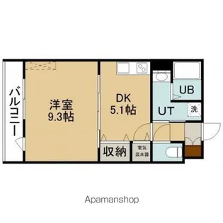 クラスター・ラ・ティア【1階】の間取り