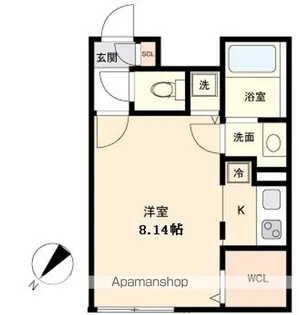 BRANCHE覚王山【4階】の間取り