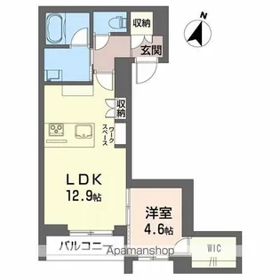 シャーメゾン東幸町【2階】の間取り