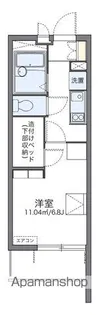 レオパレス八筋町【3階】の間取り