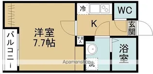 ダイバーシティ仙台【203号室】の間取り