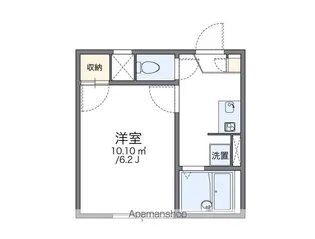 レオパレスアルブル【2階】の間取り
