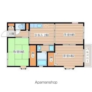 シュトラール弐番館【202号室】の間取り