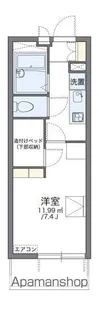 レオパレスフィオーレ住吉【308号室】の間取り