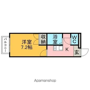 ビオラ・エイト【103号室】の間取り