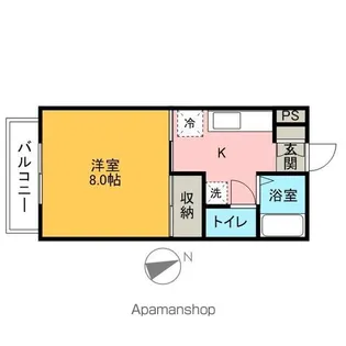 千葉県習志野市藤崎4丁目【アパート】の間取り