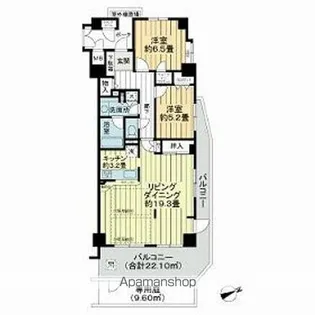 シエルグランデふなばし海神【1階】の間取り