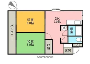 タイヨーハイツ【2階】の間取り