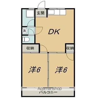 ニューサンシャインホリコシ【302号室】の間取り