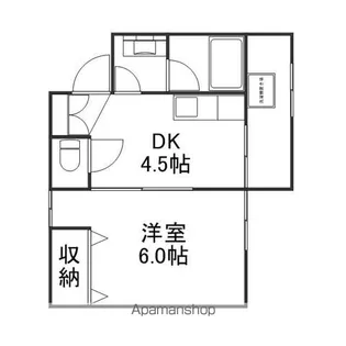 ハイツ85【207号室】の間取り