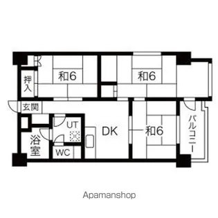 レジデンス清水台【401号室】の間取り