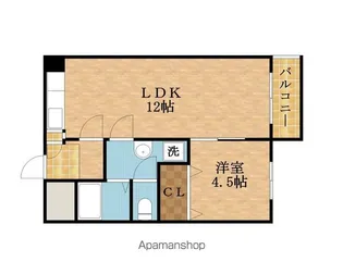 大宮マンション【3階】の間取り