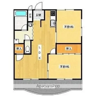 メゾン菊寿台【2階】の間取り