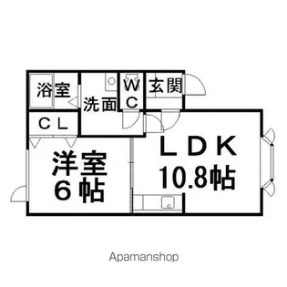パレス文京【2階】の間取り