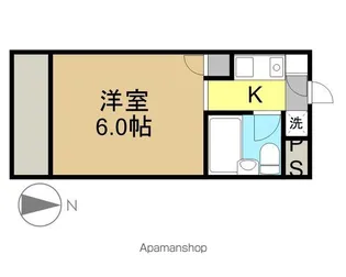 ヴァンハウス仙台東【202号室】の間取り