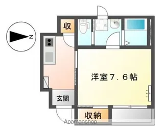 フォルビート【1階】の間取り