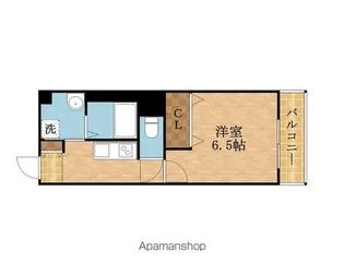 DAP太子橋【402号室】の間取り