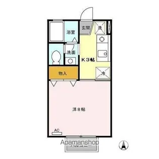 ジュネスR Ⅰ【1階】の間取り