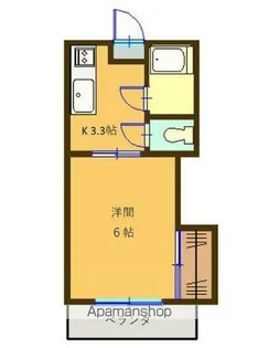 ウィング鎌田【2階】の間取り