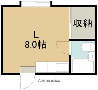 ヴァンベール亀田 (ヴァンベールカメダ)【1階】の間取り