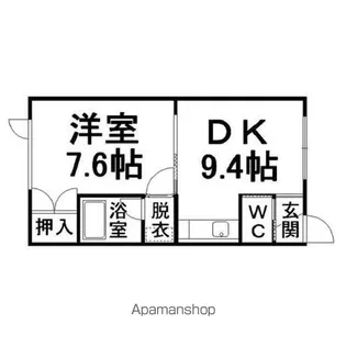メゾンド昭【107号室】の間取り