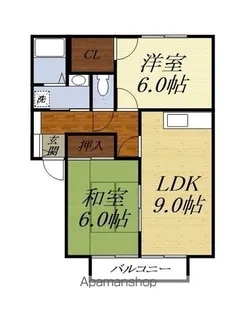 サンフィル高橋B【101号室】の間取り