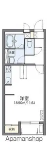 レオネクスト都原【205号室】の間取り