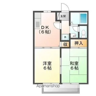 マノワール永峯【2階】の間取り