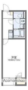 レオネクストアンソレイユE【204号室】の間取り