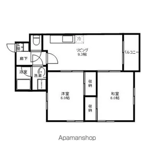 チェリーヒル根上【304号室】の間取り