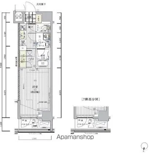 メインステージ自由が丘【504号室号室】の間取り