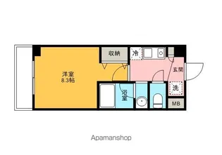 イルネージュ舞浜【3階】の間取り