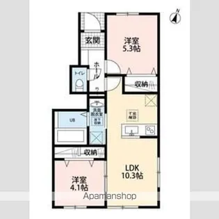 リーブルファイン八潮南川崎Ⅲ【1階】の間取り