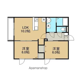 フローレンス【3階】の間取り