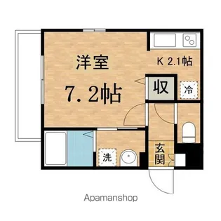 ルピナス堀之内【301号室】の間取り