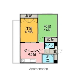 プレサント北35条【7階】の間取り