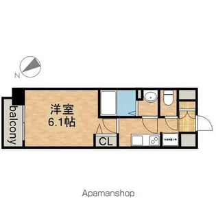アステリ鶴舞トゥリア【12階】の間取り