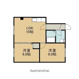 第二ロイヤルマンション【103号室】の間取り