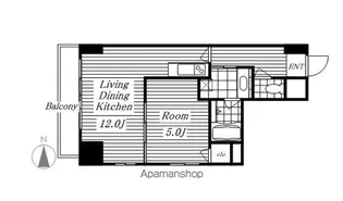 スタジオスクエア大須【8階】の間取り