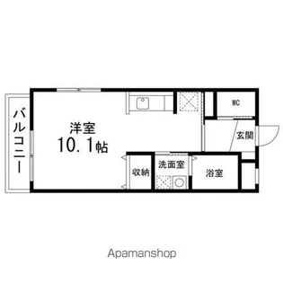 コンフォート永和台Ⅲ【105号室】の間取り